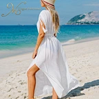 sexy white beach dress